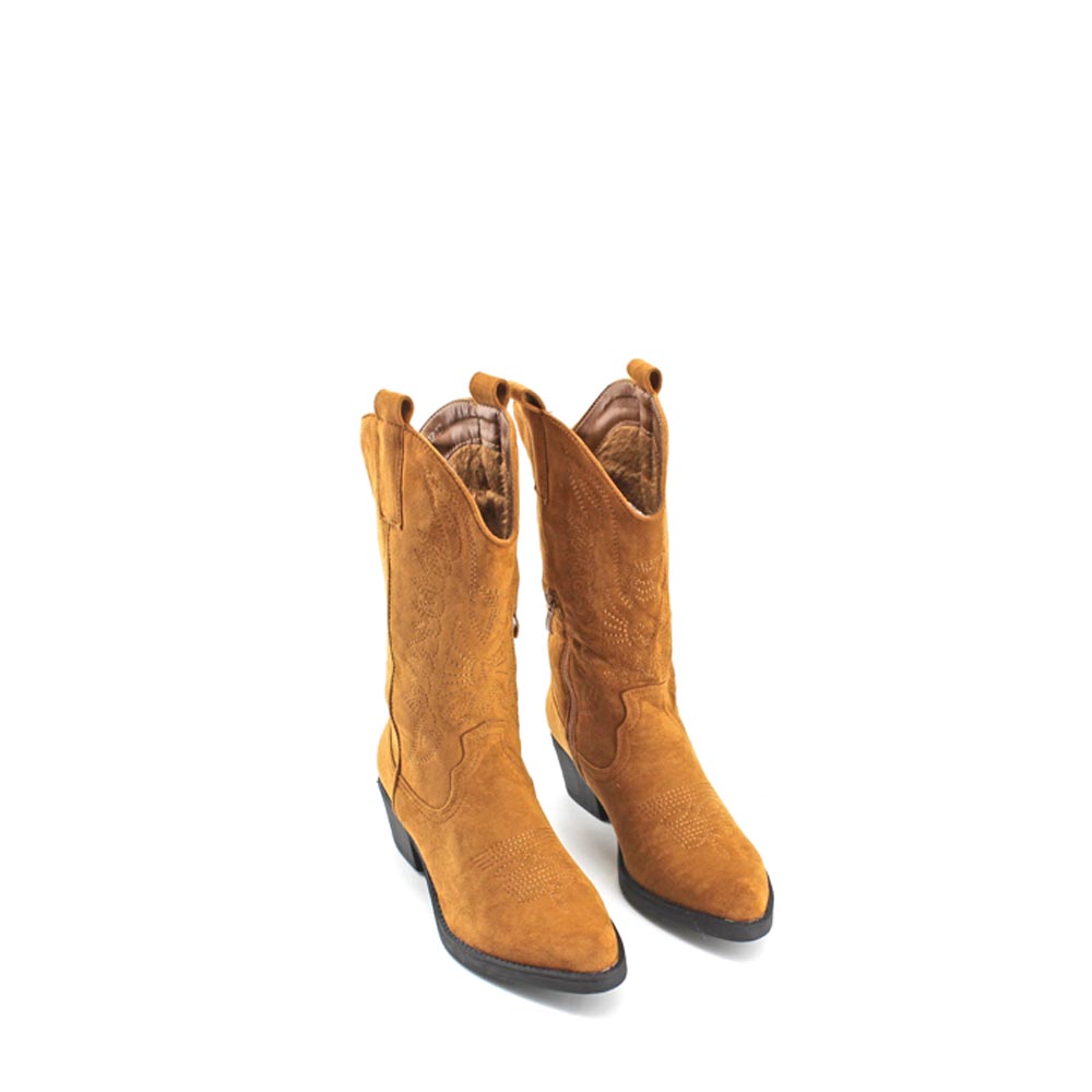 Bota Tacón Ancho