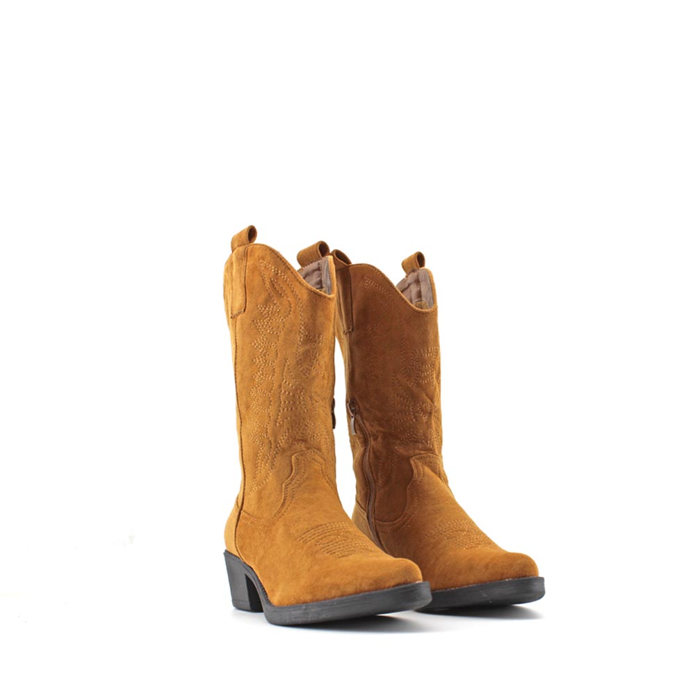Bota Tacón Ancho
