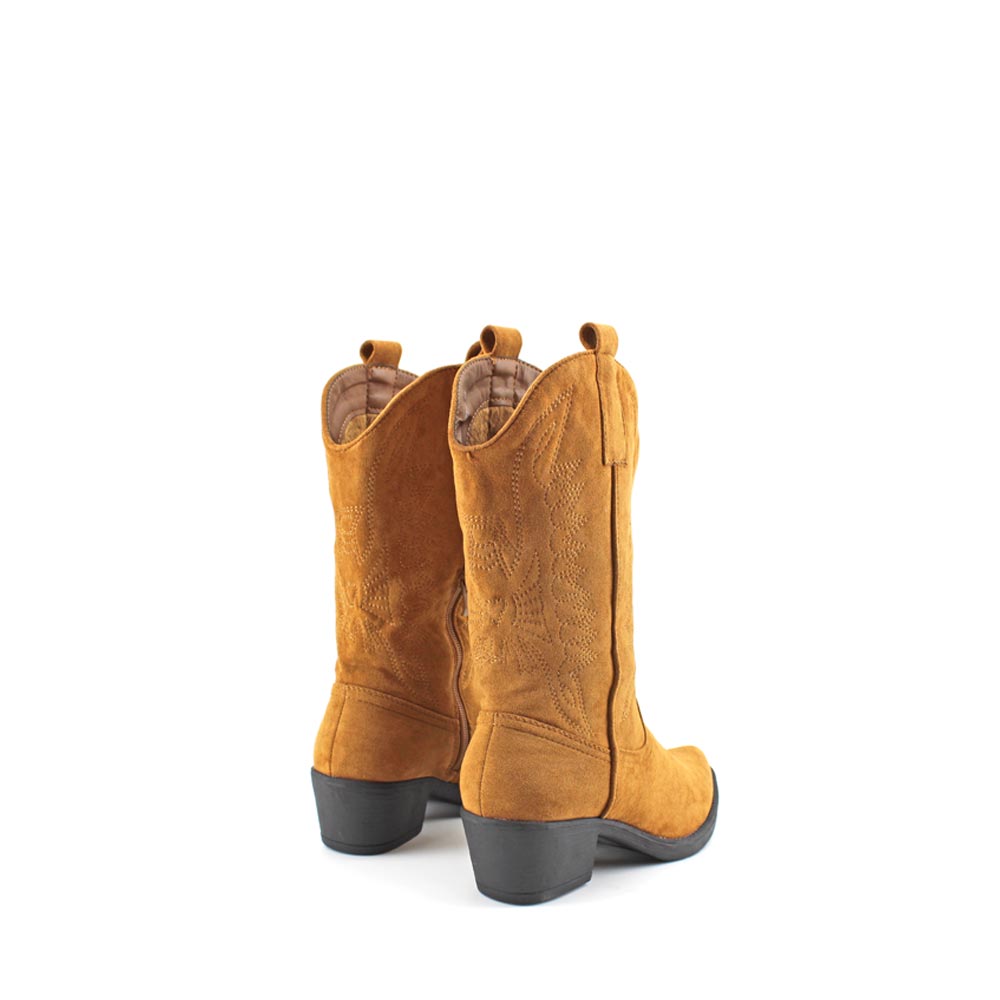 Bota Tacón Ancho