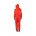 Disfraz Mono Rojo Cremallera Unisex Halloween 