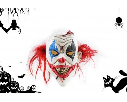 Máscara Payaso Loco (Halloween)