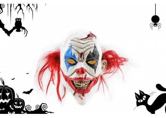 Máscara Payaso Loco (Halloween)