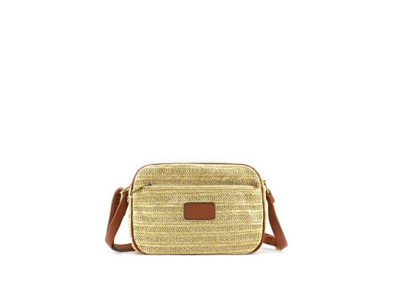 Bolso Bandolera Rafia Paja
