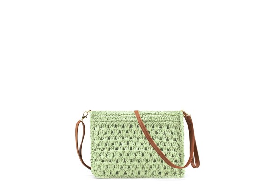 Bolso Bandolera Paja Rafia De Mano Y Hombro