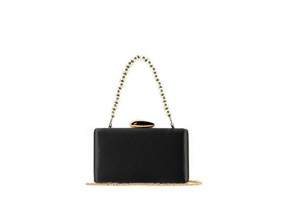 Clutch Fiesta Efecto Perla Raso