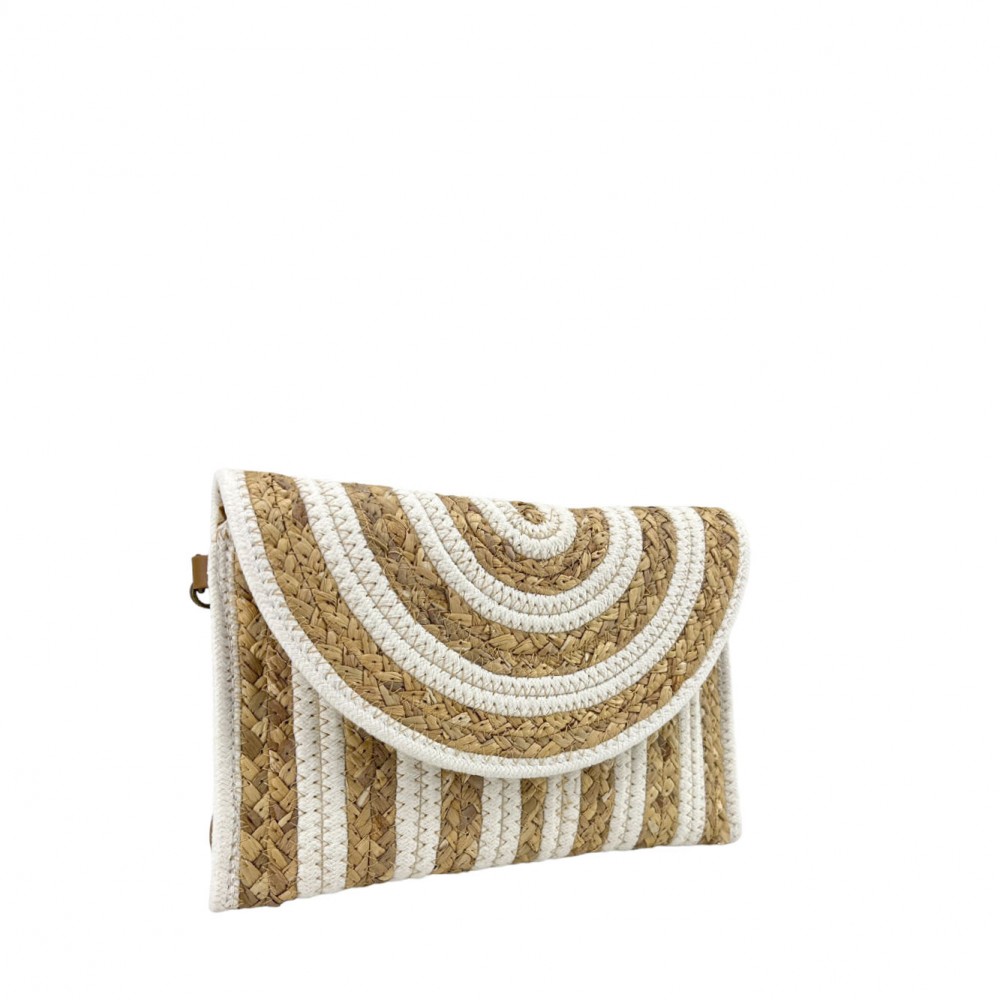 Bolso Dorado Bolso De Rafia MODELISA Cartera De Mano Y Hombro