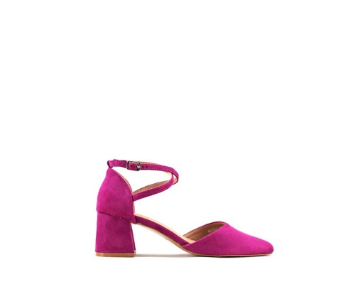 Zapato Tacón Fiesta Salón Efecto Ante Zapato Tacón Fiesta Salón Efecto Ante