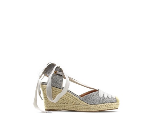 Sandalia Alpargata Cuña Cerrado