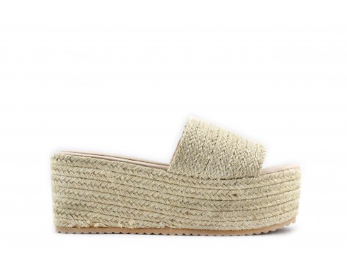 Sandalia Plataforma Alpargata Destanolada  Sandalia Plataforma Alpargata Destanolada
